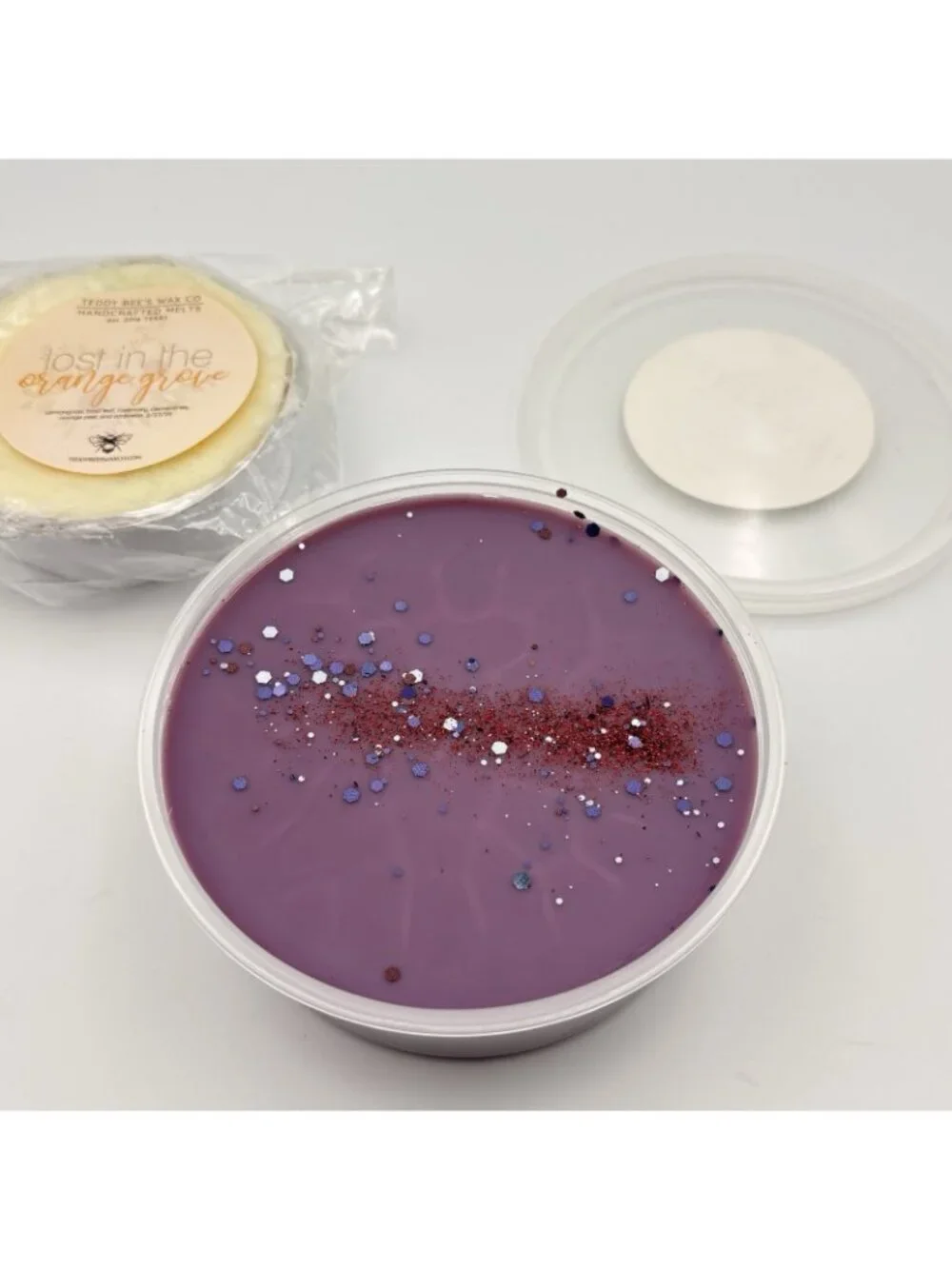 2 Teddy Bee’s Vendor Wax Melts Mixed Size Soufflés Black Fyre Lost Orange Grove